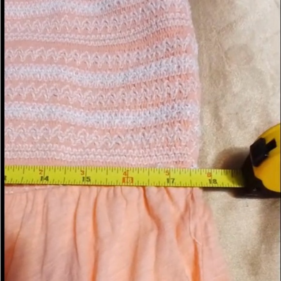 Torrid Orange White Smocked Tiered Tank - Picture 12 of 12